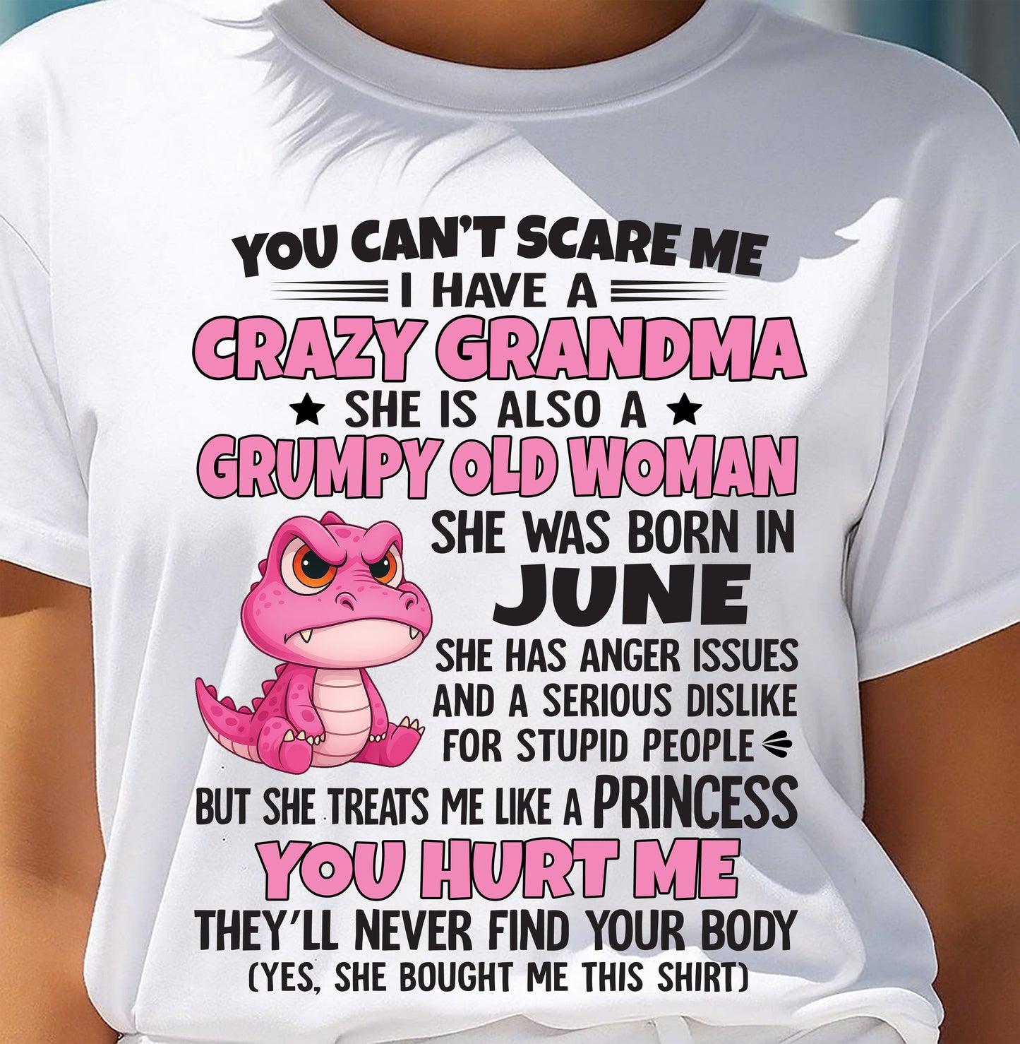 You Can’t Scare Me - Gift For Grandson And Granddaughter From Grandma - XUAN06 (SKU09-130-06)