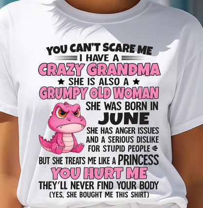 You Can’t Scare Me - Gift For Grandson And Granddaughter From Grandma - XUAN06 (SKU09-130-06)