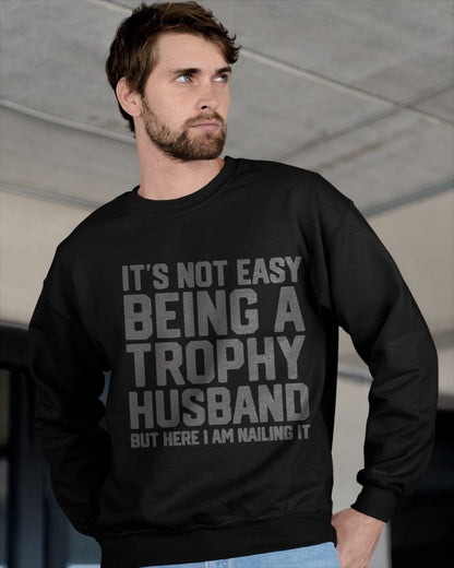 Vintage Funny Wedding Anniversary Design For Husband Mens T-Shirt From WIFE - TRACY00 (SKU-TRAN-1305019)