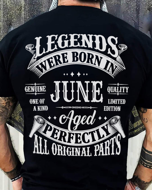 LEGENDS WERE BORN IN JUNE - T-SHIRT FOR MAN - XUAN06 (SKU08-37-06)