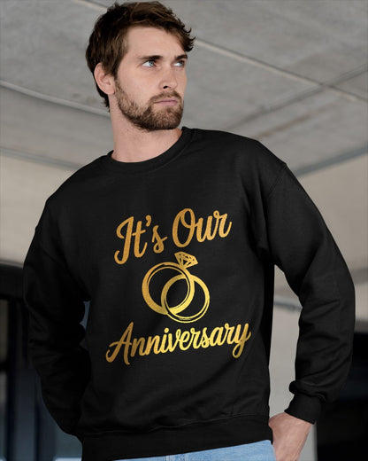 It's Our Anniversary Shirts for Married Couples Husband Wife T-Shirt For MAN - TRACY00 (SKU-TRAN-130502)