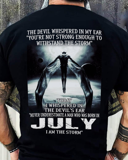 JULY - THE DEVIL WHISPERED IN MY EAR - T-SHIRT FOR MAN - XUAN07 (SKU08-35-07)