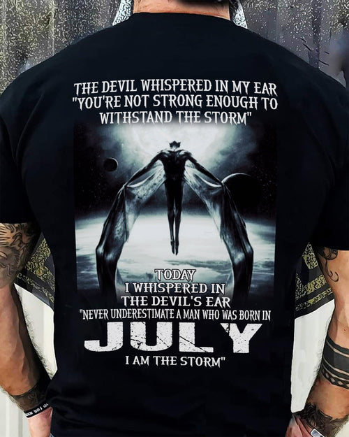 JULY - THE DEVIL WHISPERED IN MY EAR - T-SHIRT FOR MAN - XUAN07 (SKU08-35-07)
