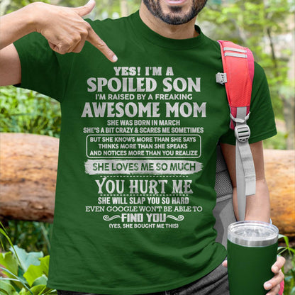 March - Awesome Mom - Perfect Gift For Spoiled Son From Mom - XUAN03 (SKU05-47-03)
