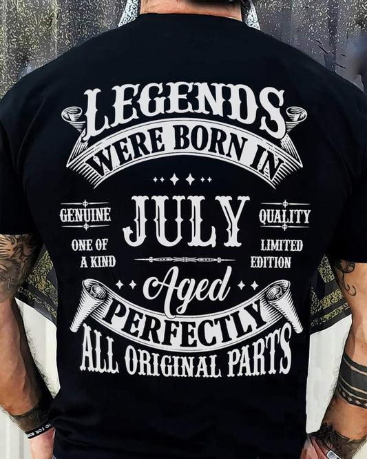 LEGENDS WERE BORN IN JULY - T-SHIRT FOR MAN - XUAN07 (SKU08-37-07)