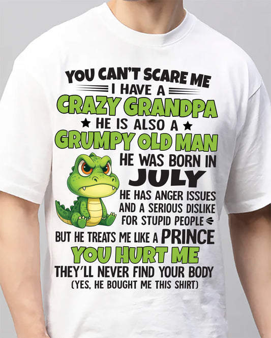 YOU CAN’T SCARE ME - GIFT FOR GRANDSON AND GRANDDAUGHTER FROM GRANDPA - XUAN07 (SKU09-121-07)