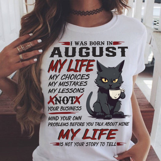 MY LIFE – T Shirt For Woman – XUAN08 (SKU09-92-08)