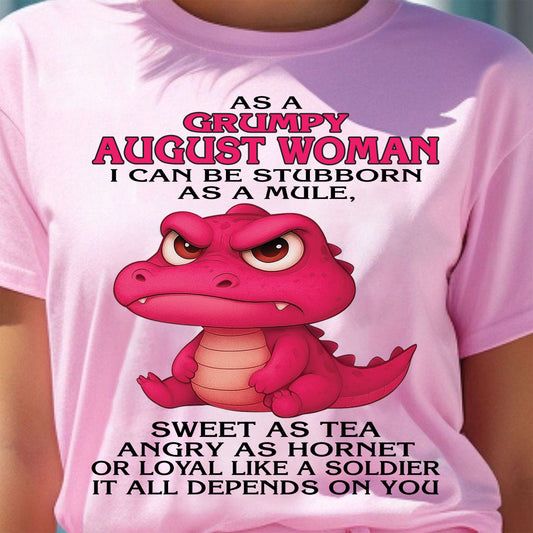 As A Grumpy January Woman - T Shirt For Woman - XUAN08 (SKU09-31-08)