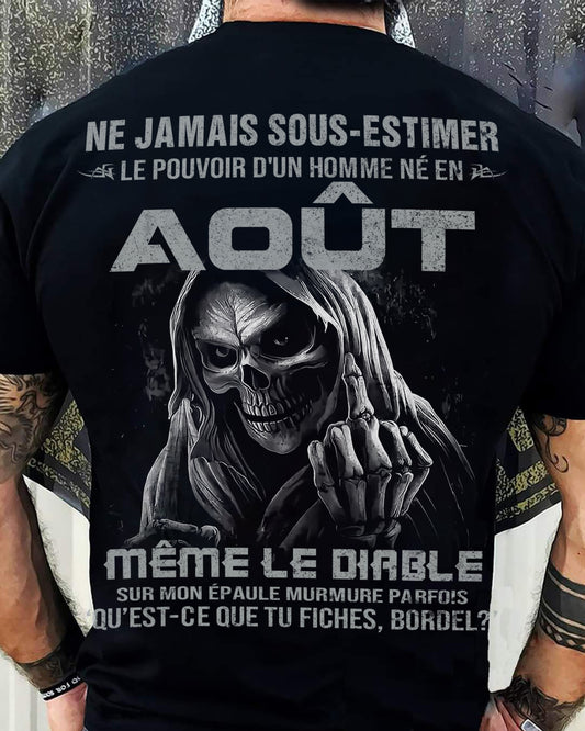 LE POUVOIR D’UN HOMME NÉ EN – T-SHIRT POUR HOMME – xuan08 (SKU08-61-08)