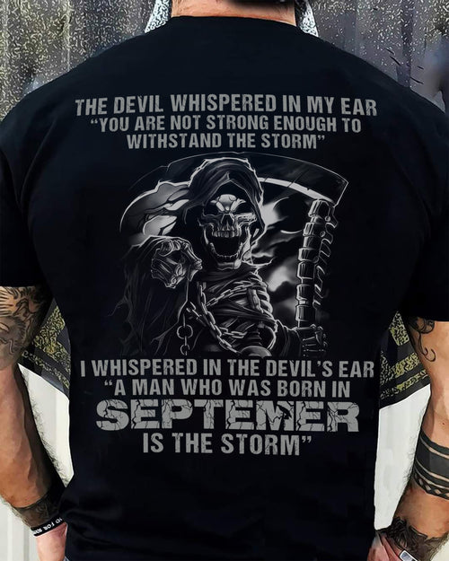 September - The Devil Whispered In My Ear - T-Shirt For Man - XUAN09 (SKU08-87-09)