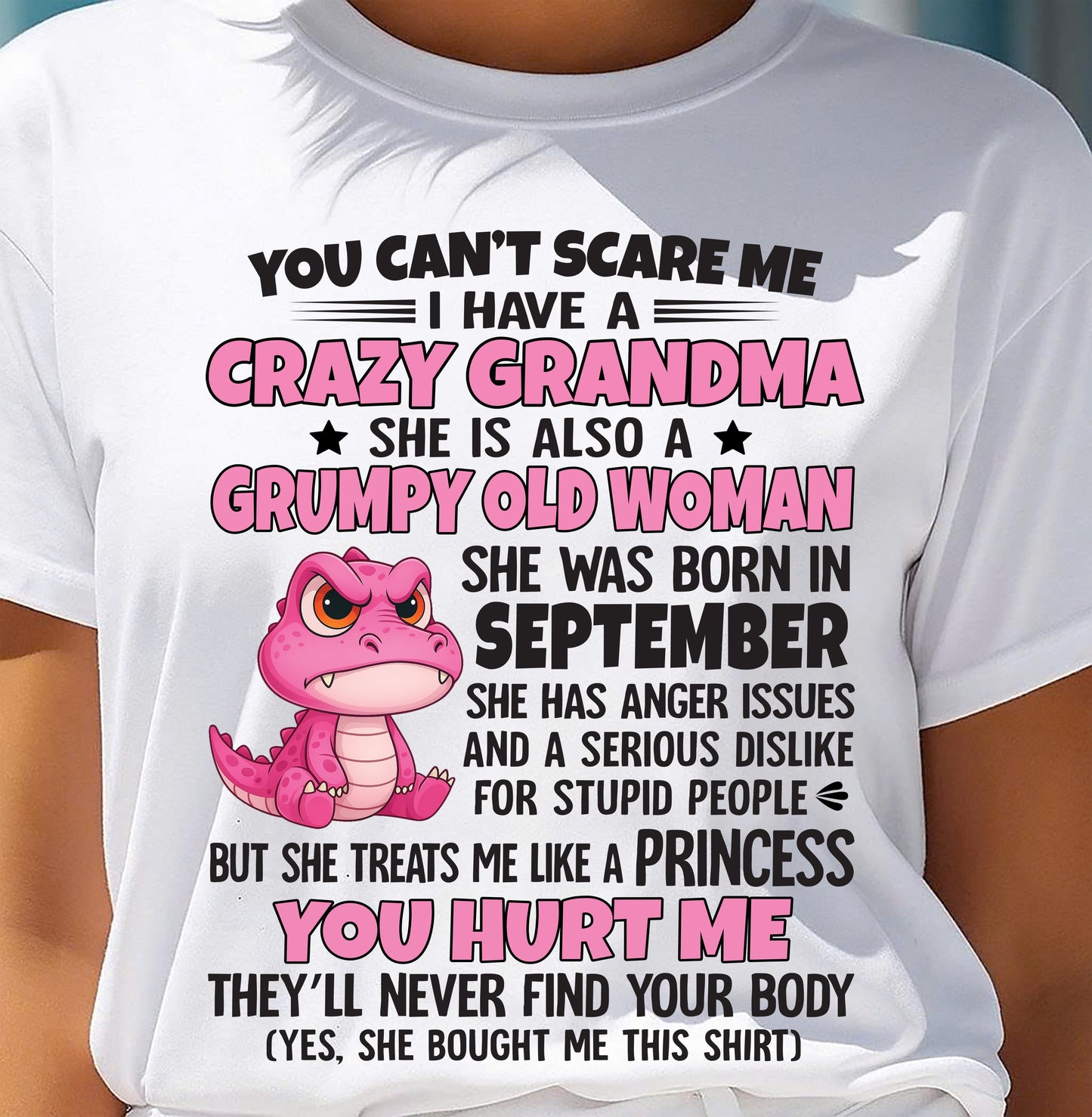 You Can’t Scare Me - Gift For Grandson And Granddaughter From Grandma - XUAN09 (SKU09-130-09)