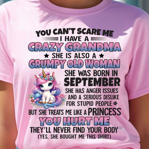 SEPTEMBER - YOU CAN'T SCARE ME - GIFT FROM GRANDMA - tracy09 (SKU09-106-09)