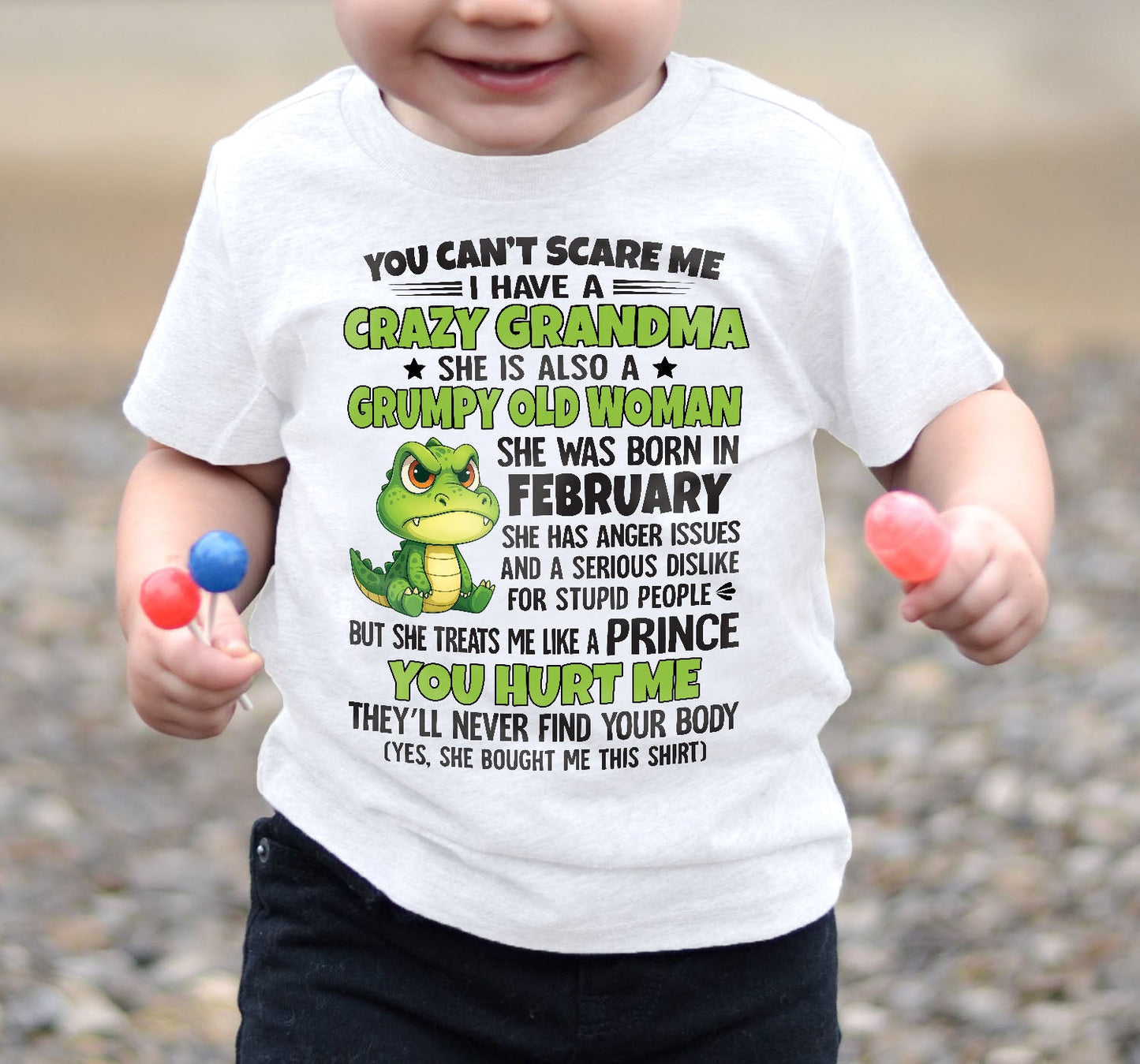 You Can’t Scare Me - Gift For Grandson And Granddaughter From Grandma - XUAN02 (SKU09-85-02)