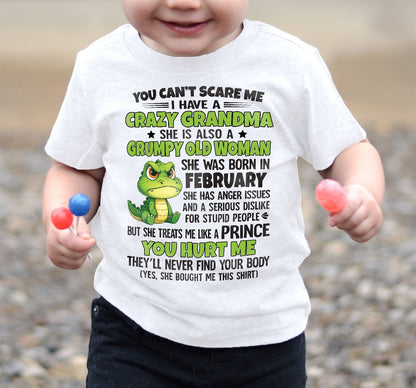 You Can’t Scare Me - Gift For Grandson And Granddaughter From Grandma - XUAN02 (SKU09-85-02)