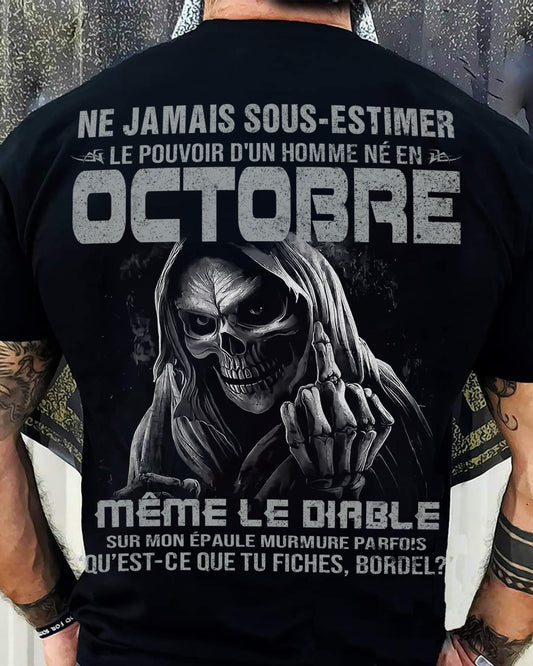 LE POUVOIR D’UN HOMME NÉ EN – T-SHIRT POUR HOMME – xuan10 (SKU08-61-10)