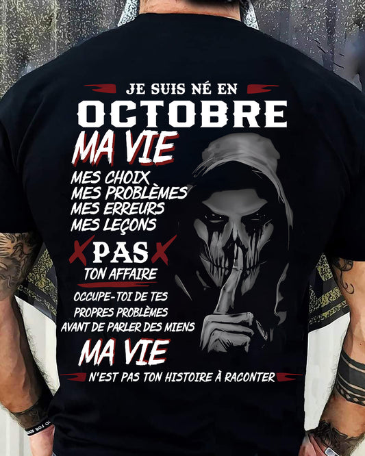 MA VIE – T-shirt pour homme – xuan10 (SKU12-269-10)