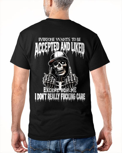 "I DON'T REALLY FUCKING CARE" T-shirt For MAN - TRACY00 (SKU2606-268-00)