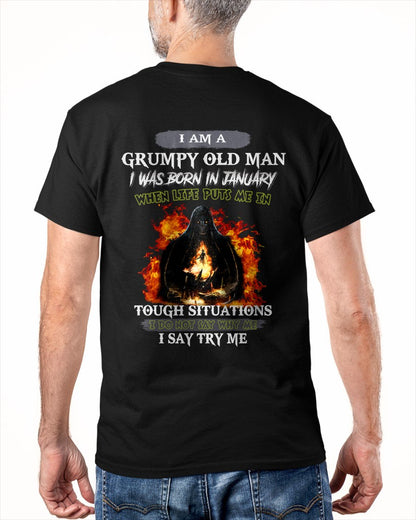 JANUARY - TOUGH SITUATIONS T-shirt For MAN - TRACY01 (SKU2605-418-01)