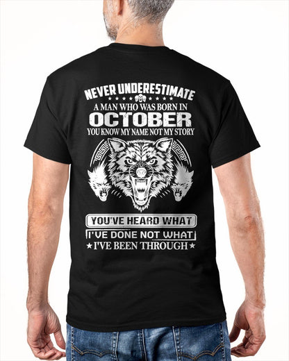 OCTOBER - YOU KNOW MY NAME BUT MY STORY T-Shirt For MAN - TRACY10 (SKU2605-373-10)