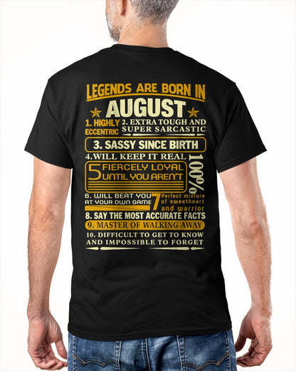 AUGUST - LEGENDS ARE BORN IN AUGUST For MAN - TRACY08 (SKU2605-242-08)