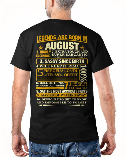 AUGUST - LEGENDS ARE BORN IN AUGUST For MAN - TRACY08 (SKU2605-242-08)