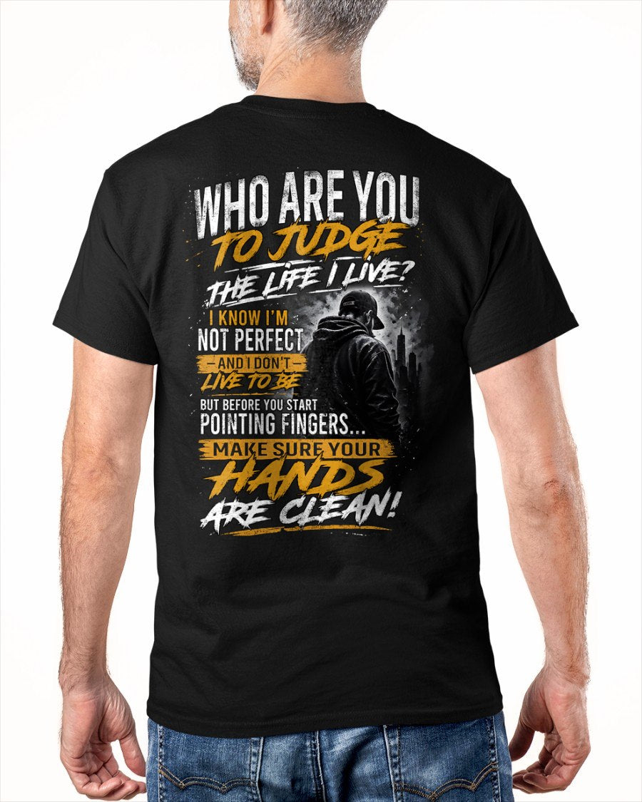 HANDS ARE CLEAN T-shirt For MAN - TRACY00 (SKU2605-305-00)