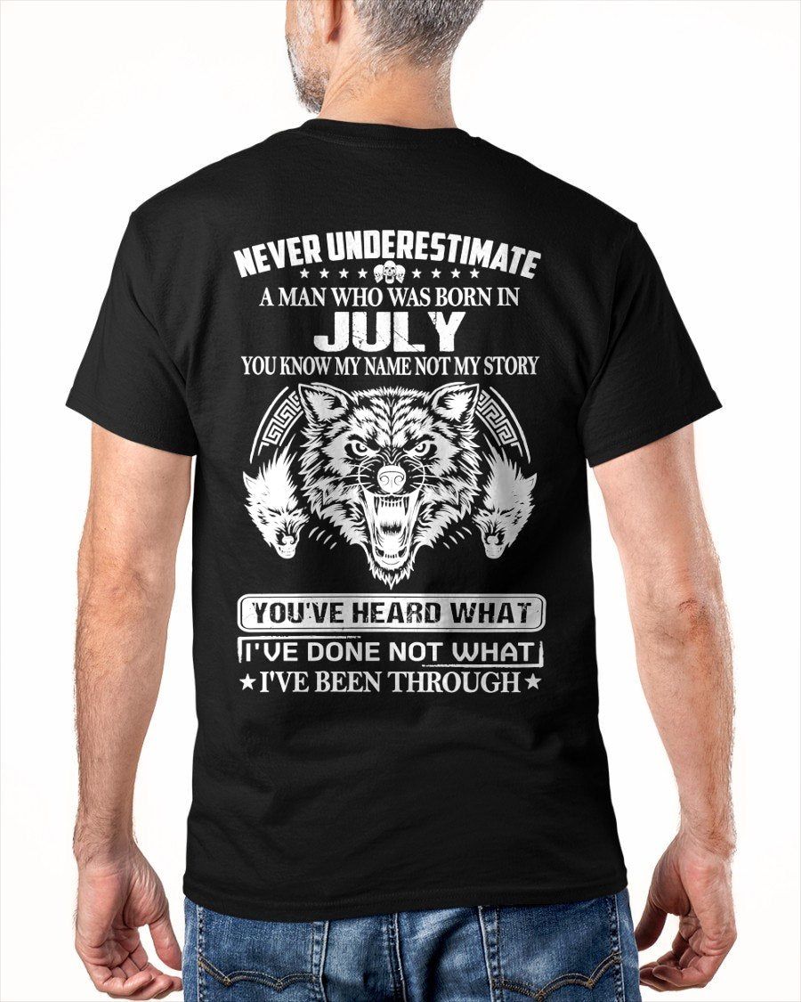 JULY - YOU KNOW MY NAME BUT MY STORY T-Shirt For MAN - TRACY07 (SKU2605-373-07)