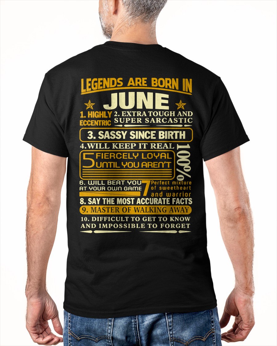 JUNE - LEGENDS ARE BORN IN JUNE For MAN - TRACY06 (SKU2605-242-06)