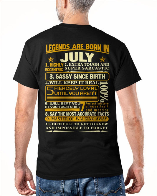 JULY - LEGENDS ARE BORN IN JULY For MAN - TRACY07 (SKU2605-242-07)