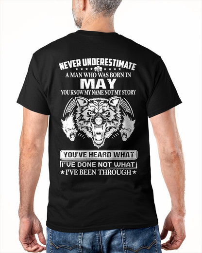 MAY - YOU KNOW MY NAME BUT MY STORY T-Shirt For MAN - TRACY05 (SKU2605-373-05)