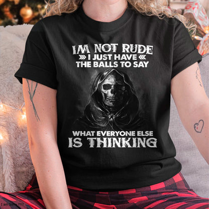 I'M NOT RUDE T-Shirt For WOMAN - TRACY00 (SKU2605-430-00)
