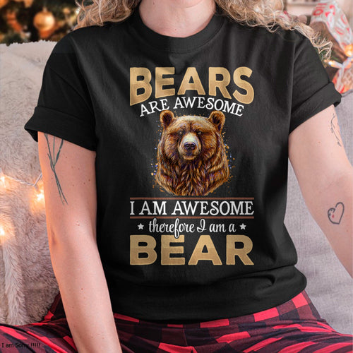 Brown Bear Grizzly Animals - Bears are Awesome T-Shirt For WOMAN - TRACY00 (SKU-TRAN-160502)