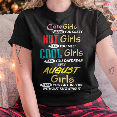 AUGUST - CUTE GIRL T-Shirt For WOMAN - TRACY08 (SKU2607-252-08)