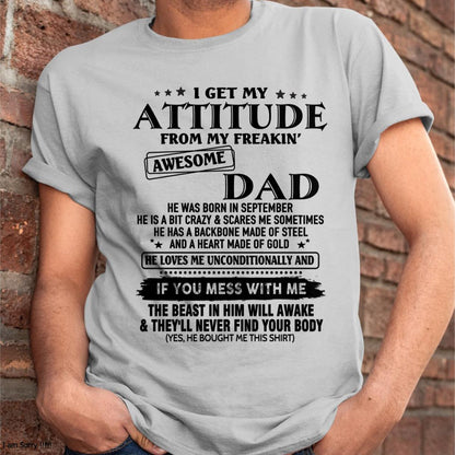 September - Gift For Son and Daughter From Dad - XUAN09 - (SKU-TDADC-09)