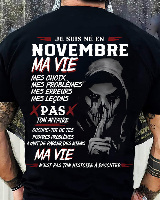 MA VIE – T-shirt pour homme – xuan11 (SKU12-269-11)