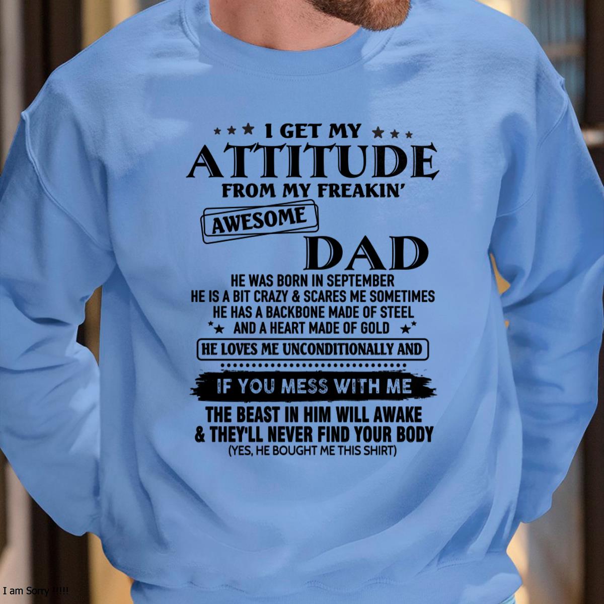 September - Gift For Son and Daughter From Dad - KATE09 - (SKU-TDADC-09)