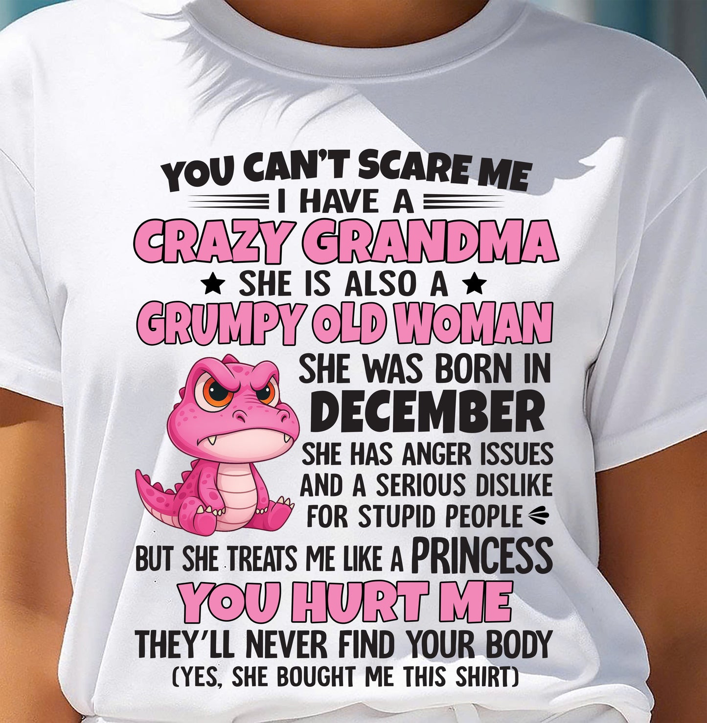 You Can’t Scare Me - Gift For Grandson And Granddaughter From Grandma - XUAN12 (SKU09-130-12)