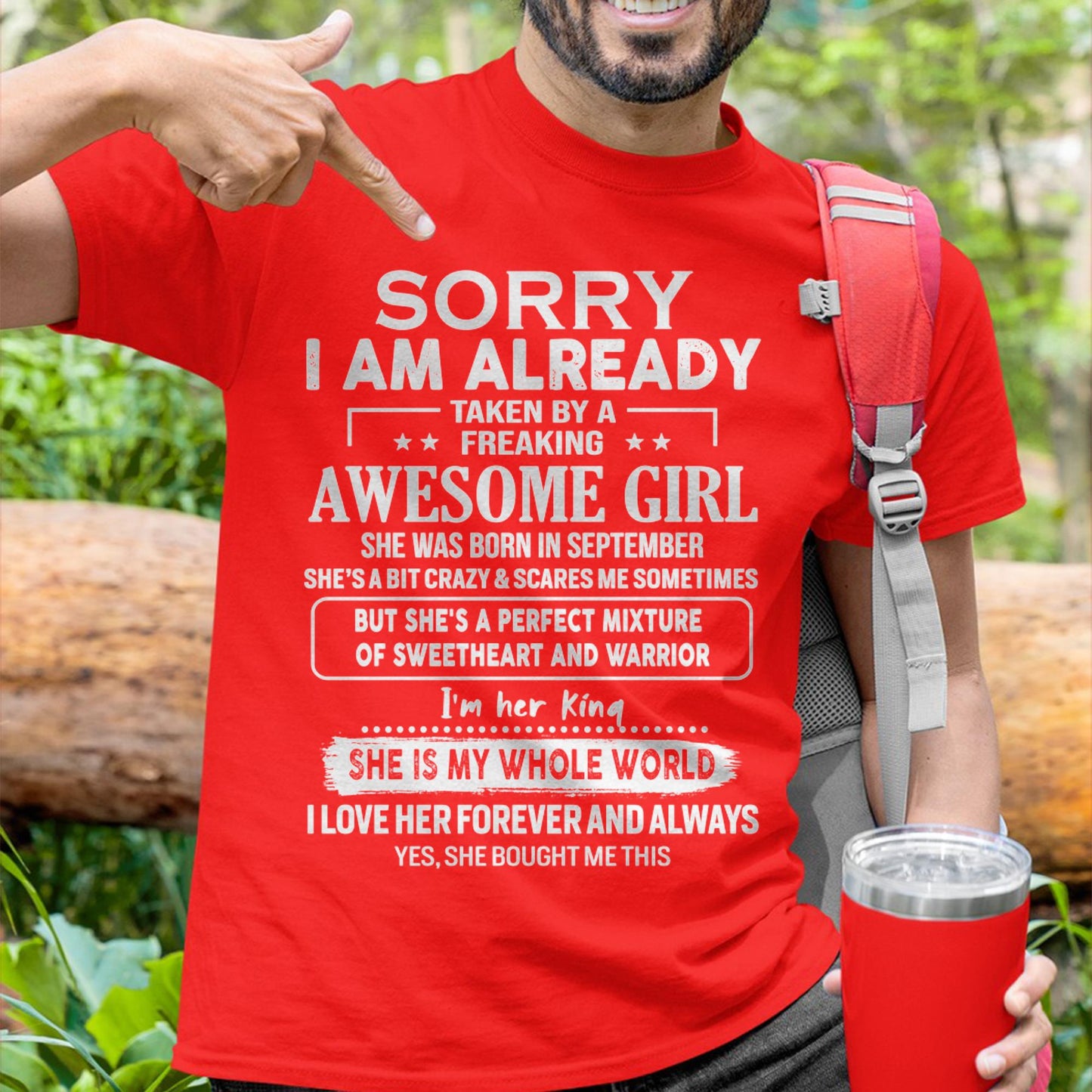 September - Awesome Girl - Perfect Gift For Your Boyfriend, Husband From Wife - tracy09 (SKU04-86MT-09)