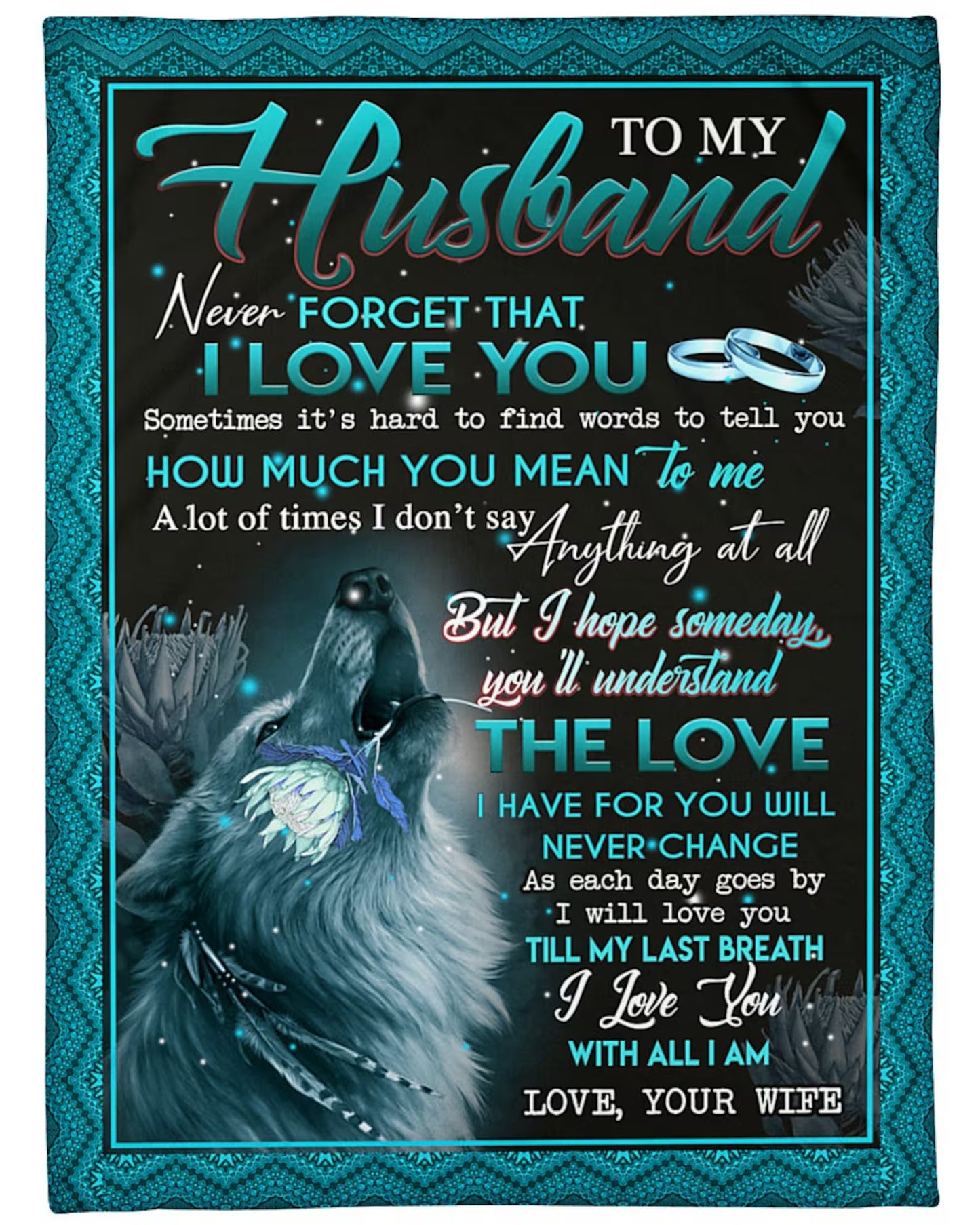 Special Blanket Gift For Your Husband  - From Wife