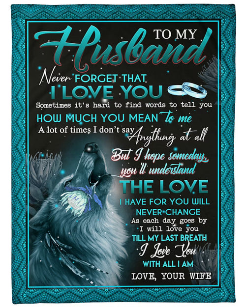 Special Blanket Gift For Your Husband  - From Wife