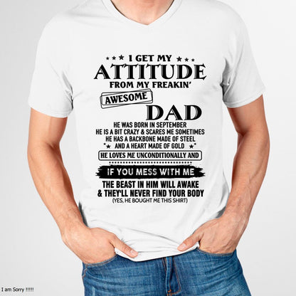 September - Gift For Son and Daughter From Dad - KATE09 - (SKU-TDADC-09)