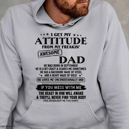 September - Gift For Son and Daughter From Dad - XUAN09 - (SKU-TDADC-09)