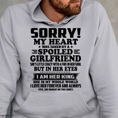 I AM GIRLFRIEND KING T-Shirt From Wife - TRACY00 (SKU2605-323-00)