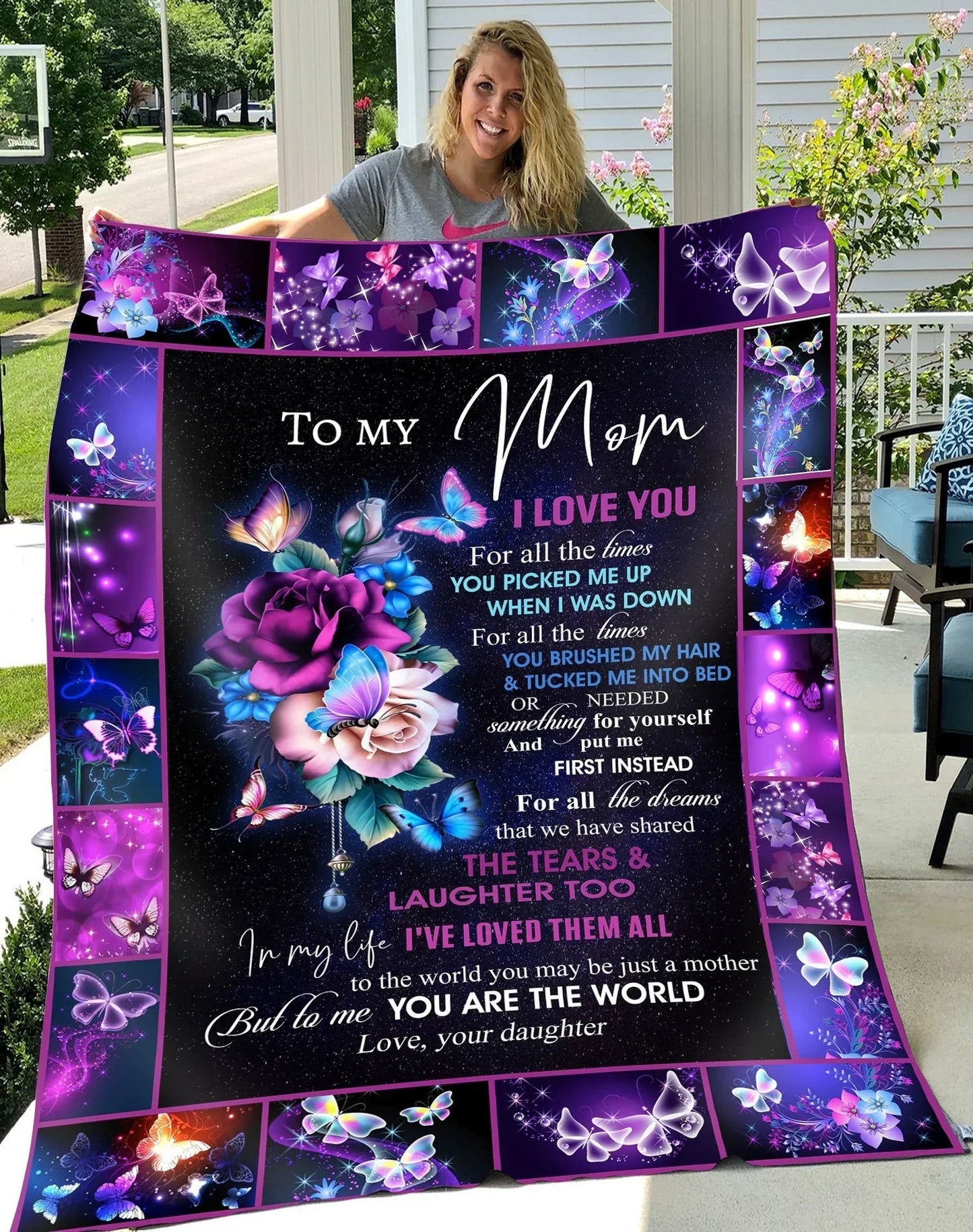 Lovelypod - To My Mom Blanket, To My Mom Blanket - From Daughter
