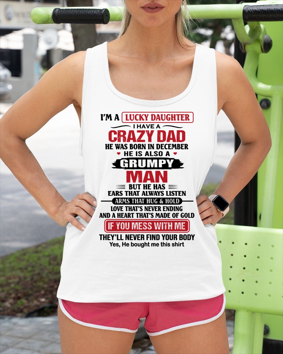 DECEMBER - LUCKY DAUGHTER HAVE A DAD From DAD - TRACY12 (SKU2607-110-12)