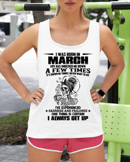 MARCH - LIFE HAS KNOCKED ME DOWN A FEW TIMES For WOMAN - TRACY03 (SKU2606-338-03)