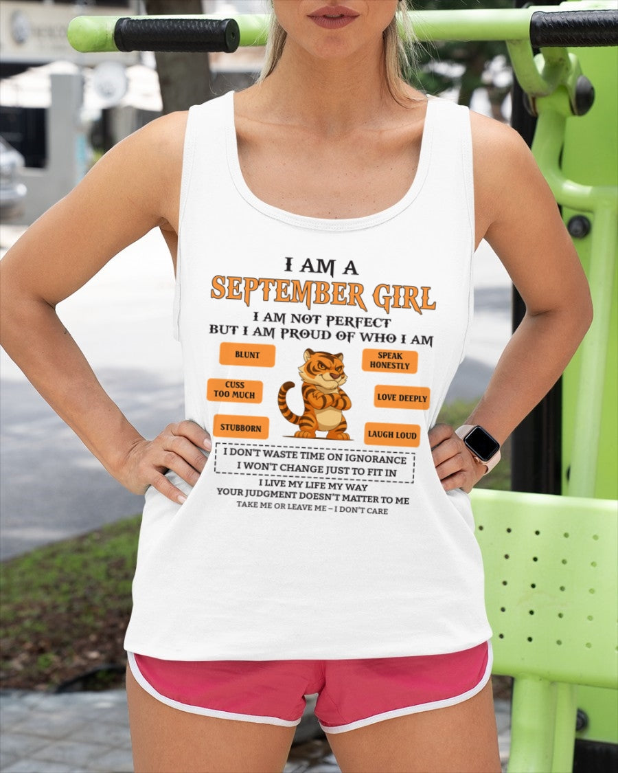 "I AM A SEPTEMBER GIRL" - Birthday Gift For September Girls - FMA XUAN09 (SKU26T-01-62-09)