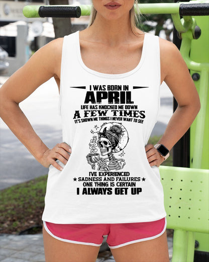 APRIL - LIFE HAS KNOCKED ME DOWN A FEW TIMES For WOMAN - TRACY04 (SKU2606-338-04)