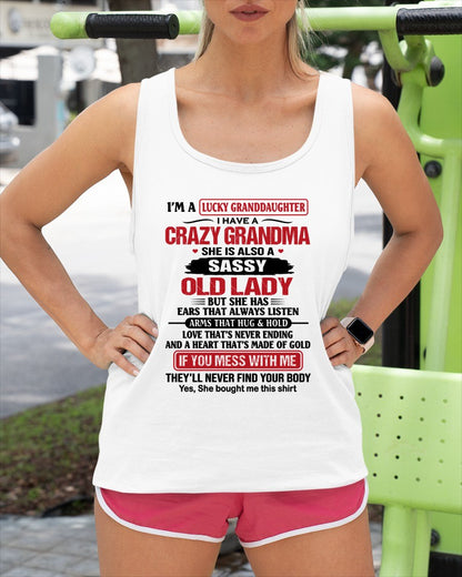 LUCKY GRANDDAUGHTER HAVE A GRANDMA From GRANDMA - TRACY00 (SKU2608-146-00)