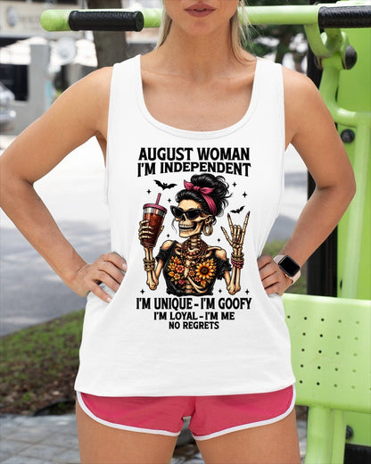 AUGUST - I'M UNIQUE GOOFY LOYAL For WOMAN T-Shirt - TRACY08 (SKU2606-33-08)